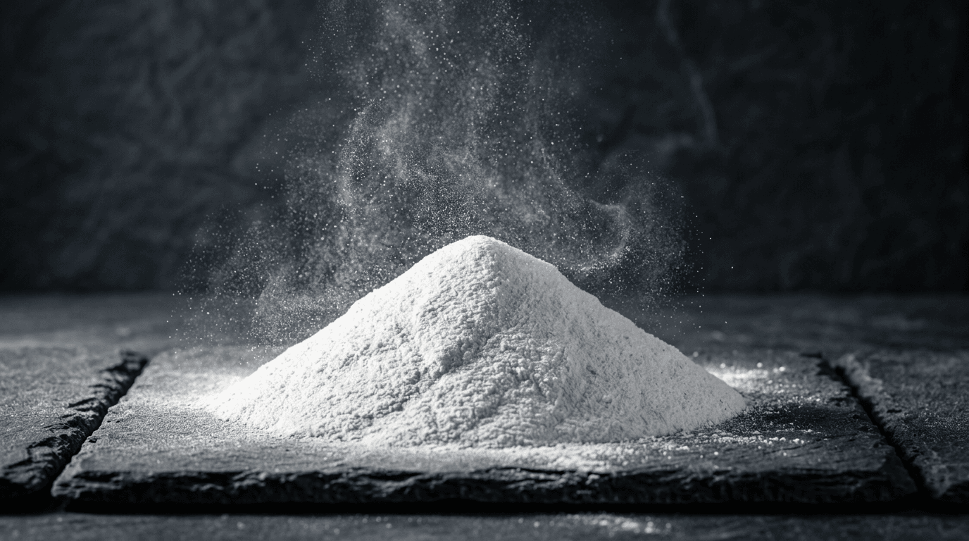 Quick lime powder — finely milled calcium oxide